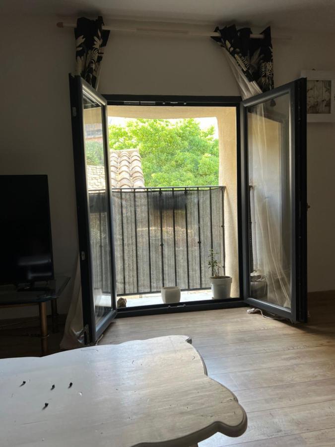 La Terrasse De Caromb Face Au Mont Ventoux Avec Clim Apartment ภายนอก รูปภาพ